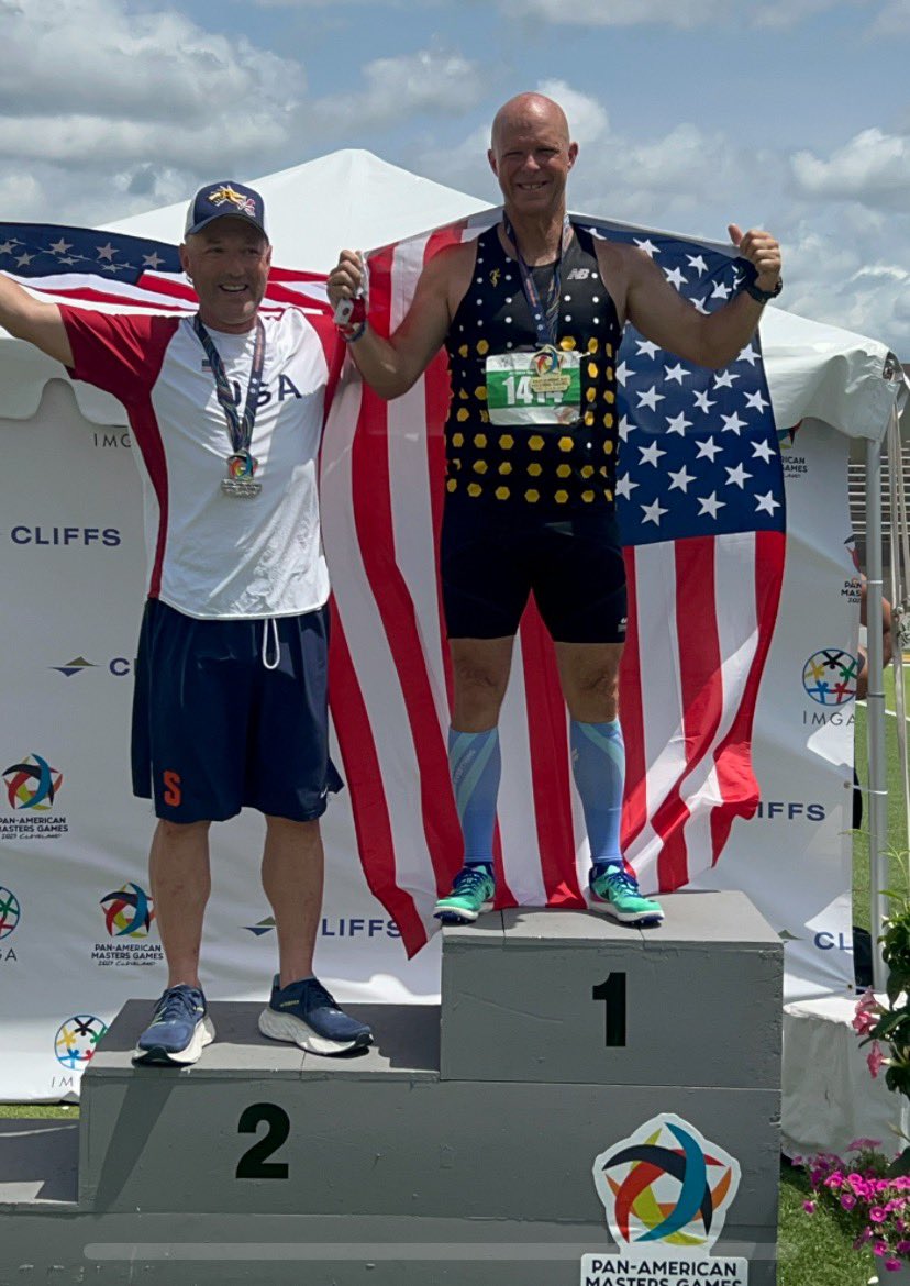 Coach Drew Bell won the 3000 m Steeplechase at the Pan American Masters Championship. 70 Countries and 9000 athletes. Gold Medal. I am stunned and amazed. Jesus Christ Lord and Savior. Great completion from Brazil; USA; Australia etc. Until this year, I won by 26 seconds.
