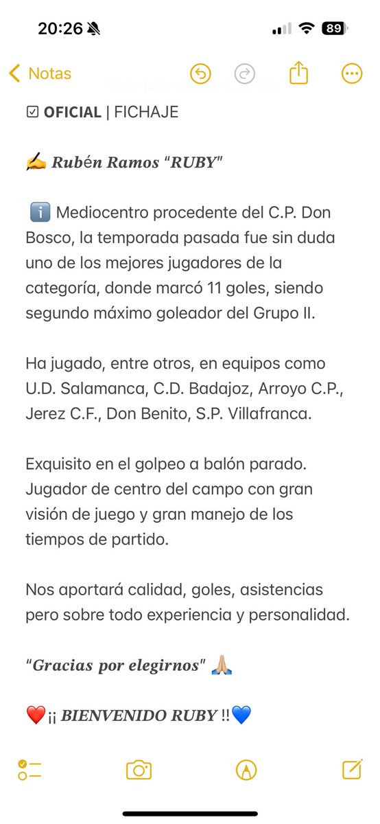 UDTalaveraReal's tweet photo. ☑ 𝗢𝗙𝗜𝗖𝗜𝗔𝗟 | FICHAJE  

✍ 𝑹𝒖𝒃é𝒏 𝑹𝒂𝒎𝒐𝒔 “𝑹𝑼𝑩𝒀” 

 ℹ️ Mediocentro procedente del C.P. Don Bosco, la temporada pasada fue sin duda uno de los mejores jugadores de la categoría.

“𝑮𝒓𝒂𝒄𝒊𝒂𝒔 𝒑𝒐𝒓 𝒆𝒍𝒆𝒈𝒊𝒓𝒏𝒐𝒔” 🙏🏼

❤️¡𝑩𝑰𝑬𝑵𝑽𝑬𝑵𝑰𝑫𝑶 𝑹𝑼𝑩𝒀 !💙 https://t.co/FbKMmi5sLx