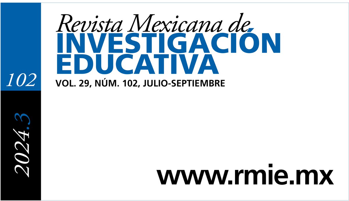 #InvestigaciónEducativa | Ya puedes consultar nuestro número más reciente #RMIE102
👇👇
bit.ly/rmie_102