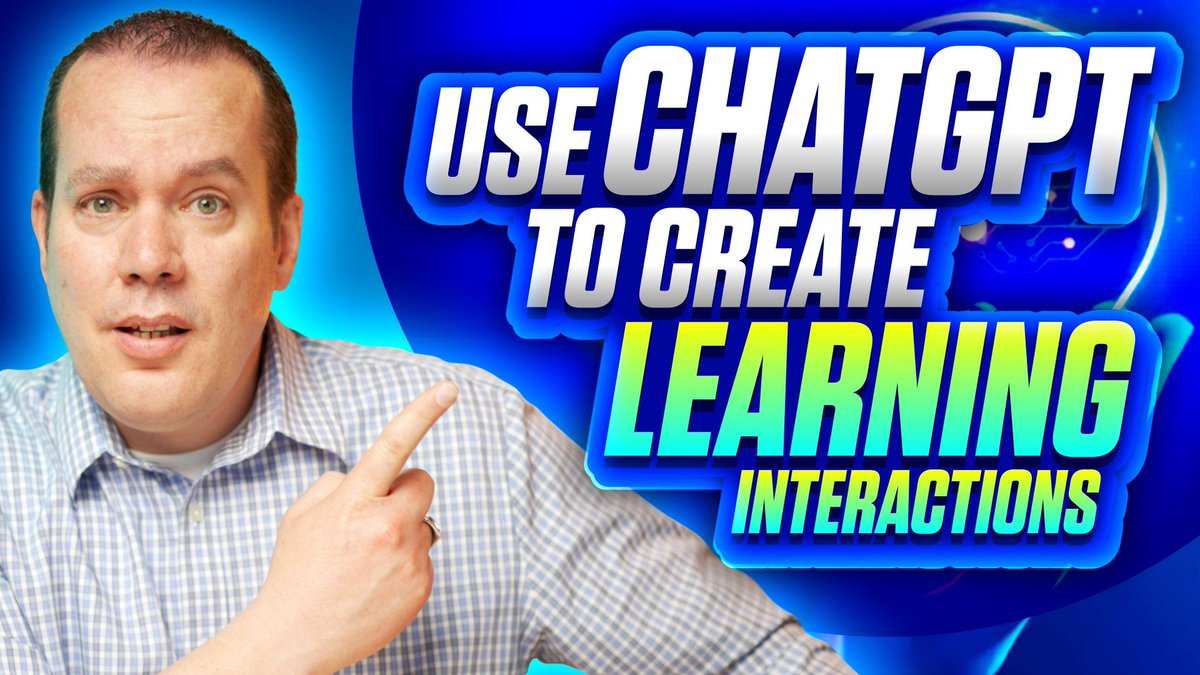 You can build custom #learning interactions with ChatGPT with #nocode. Here's  how to leverage ChatGPT to create custom learning interactions. buff.ly/3zKV4d3