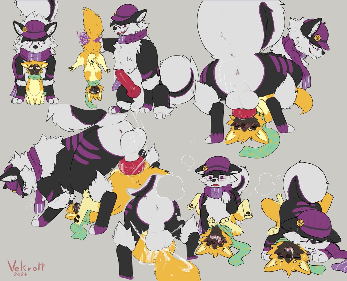 Poochyena got himself into quite a predicament~

for <a href="/TheSwampyGildan/">Espro</a> and <a href="/Prince_SF18/">PrinceSF🔞</a>