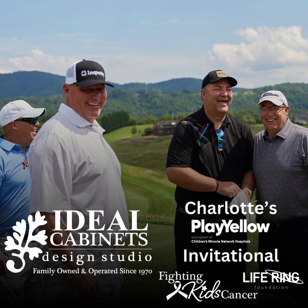 LifeRingSWVA's tweet image. Thank you to Ideal Cabinets for being another local company willing to fight pediatric cancer and blood disorders in this region 🎗️
Ideal Cabinets, all of our wonderful sponsors, and our special celebrity guests will be back at Ballyhack Golf Club this weekend ⛳️