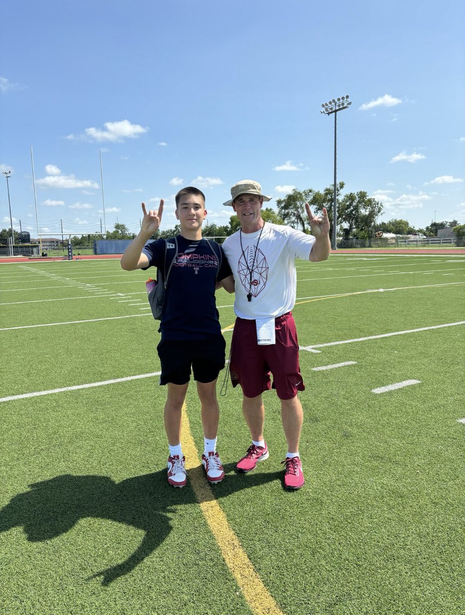 matthew_w2028's tweet photo. Had a great time at @MSUTexasFB camp. Learned some great things and received good advice from @coachfrazierMSU and 
@MustangsDC thank y’all!

@othsfalconfb @CoachKaliefM @mcvey_todd @CoachBobbyOrtiz 
@ForwardAthletes https://t.co/v2d60sxVNf