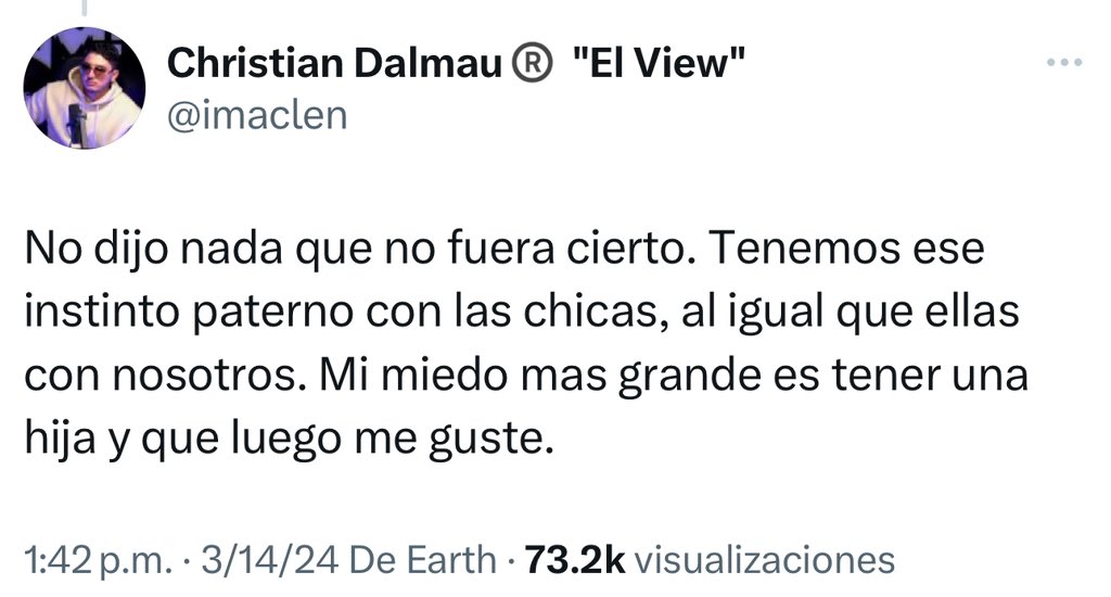 Por culpa de este es que no quieren que los hombres bañen a sus propias hijas