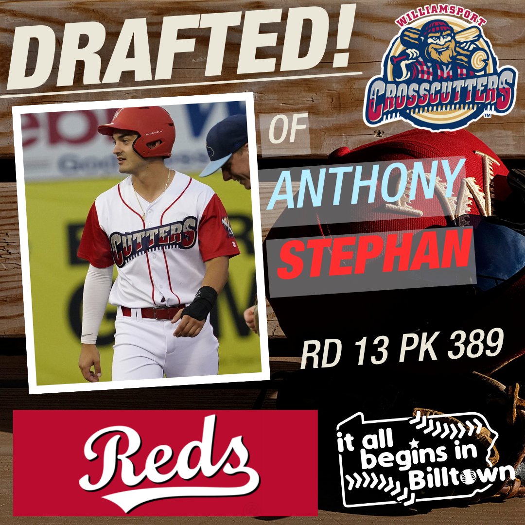 Williamsport Crosscutters (@crosscutters) on Twitter photo 🚨🚨🚨DRAFTED🚨🚨🚨
With the 389th pick of the 2024 MLB Draft, the <a href="/Reds/">Cincinnati Reds</a> select Cutters OF Anthony Stephan!
Stephan is the eighth Cutters player selected in 2024 and the 31st in the last 4 seasons.
#ItAllBeginsInBilltown | <a href="/mlbdraftleague/">MLB Draft League</a> 🚨🚨🚨DRAFTED🚨🚨🚨
With the 389th pick of the 2024 MLB Draft, the <a href="/Reds/">Cincinnati Reds</a> select Cutters OF Anthony Stephan!
Stephan is the eighth Cutters player selected in 2024 and the 31st in the last 4 seasons.
#ItAllBeginsInBilltown | <a href="/mlbdraftleague/">MLB Draft League</a>