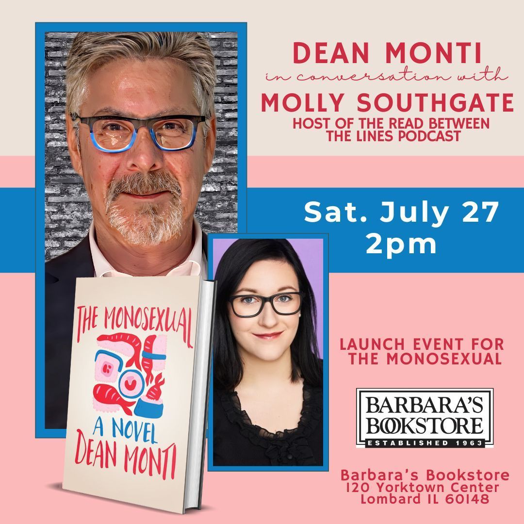 Kaye Publicity (@kayepublicity) on Twitter photo Join author <a href="/Monti57/">Dean Monti</a> and <a href="/RBTLpodcast/">Read Between The Lines Podcast</a> podcast host Molly Southgate for THE MONOSEXUAL launch party
buff.ly/3xGB4Yt Join author <a href="/Monti57/">Dean Monti</a> and <a href="/RBTLpodcast/">Read Between The Lines Podcast</a> podcast host Molly Southgate for THE MONOSEXUAL launch party
buff.ly/3xGB4Yt