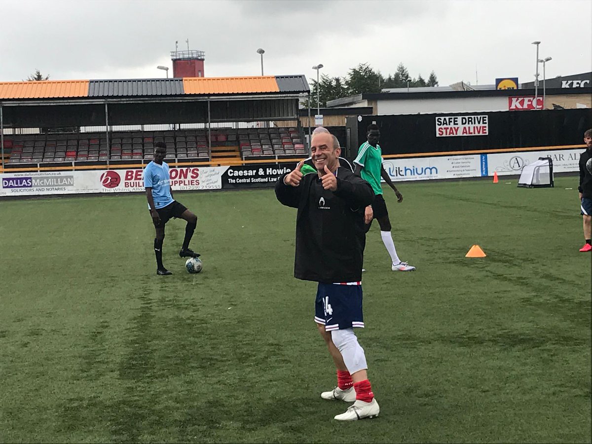 Frasersdaddy's tweet image. Todays session at Alloa Athletic Football Club was a blast! Even the downpour we had midway through the session couldn’t dampen the spirits of this bunch of lads.
 A Good 20 players took part today but the more the merrier so come along next week!