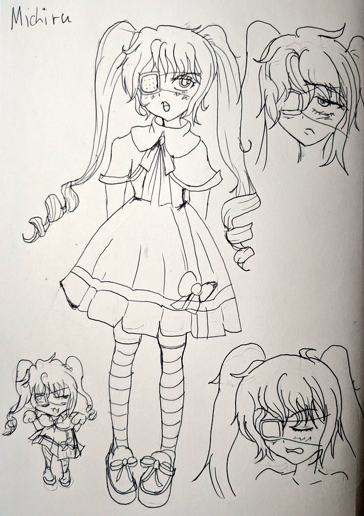 soberika's tweet photo. Michiru Sketch
#ガンバナFA #higanbana #07th https://t.co/DYVMl2aoWb