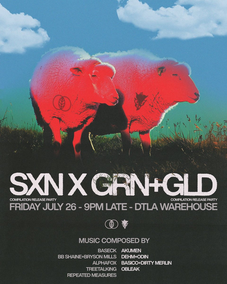 next friday I am playing a v cool warehouse party with the lovely peeps from <a href="/soulfulxnature/">SXN</a> and <a href="/grn_gld/">GRN+GLD</a> 

super stacked lineup, I fear you all must go to this