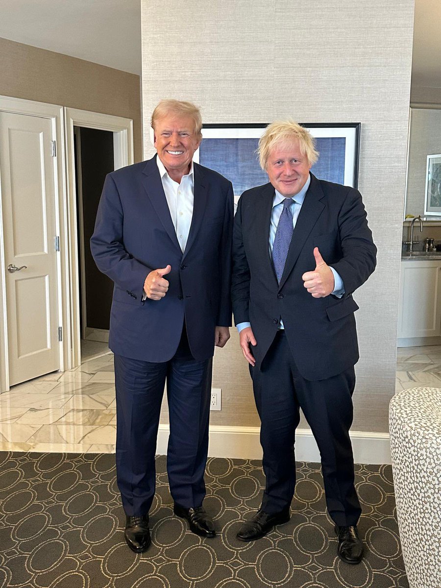 joe022020's tweet image. The True Prime Minister with the True President.

#BringBackBoris
#JohnsonTruePM
