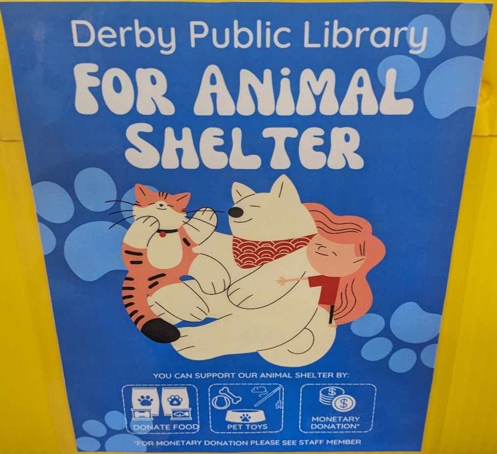 DPL is partnering with the Ansonia Animal Shelter to collect pet-friendly donations.
- Food and toys can be dropped off in the designated bin next to our Circulation Desk.
- For monetary donations, please see one of our our helpful staff members.
**Thank you for your support.