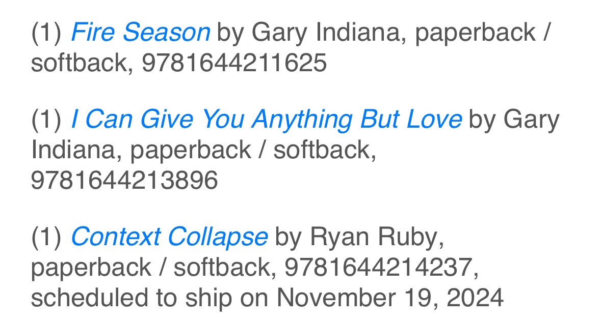 Preordered! Threw in a few bonus items to get me through until November