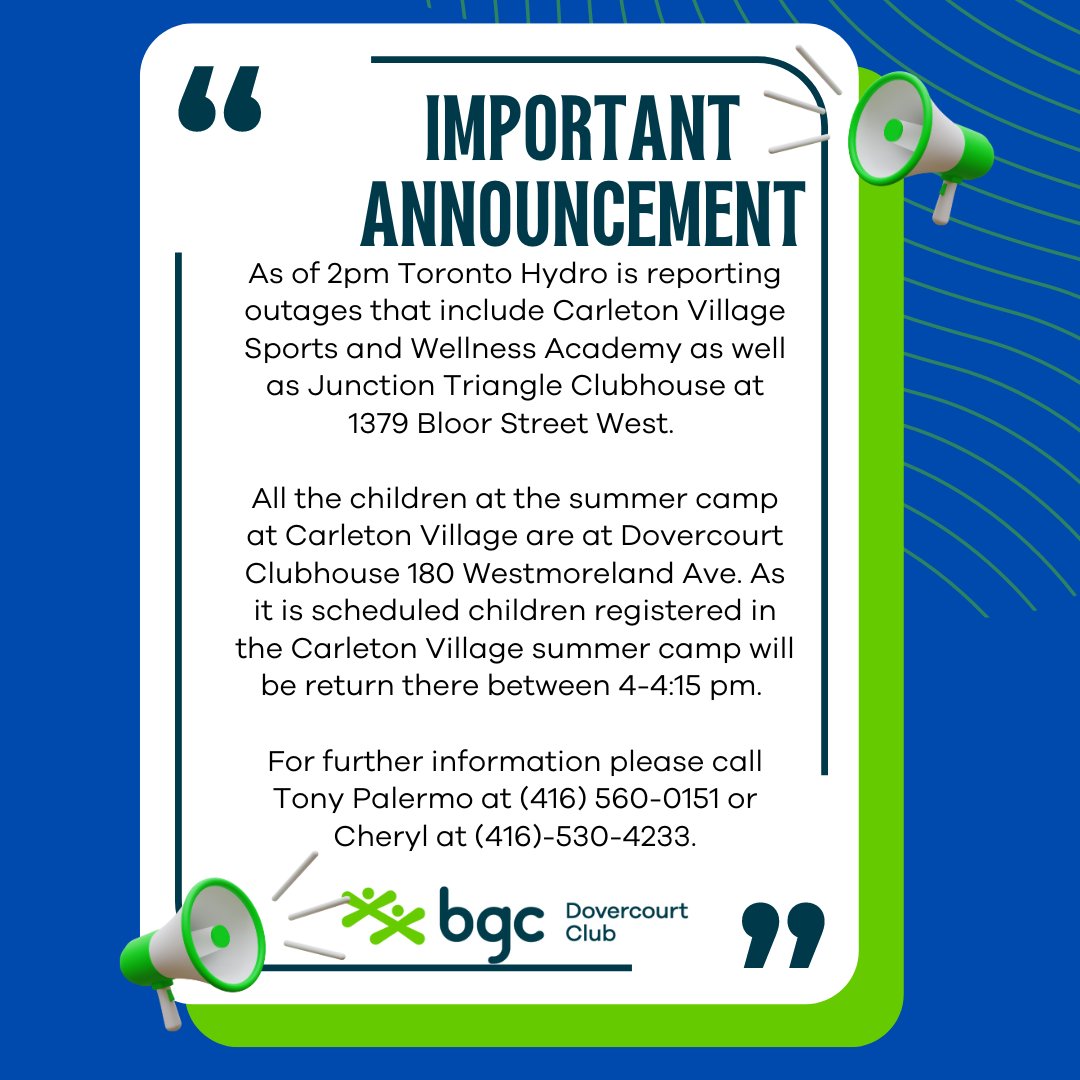 How Our Club is responding to the recent outages in the city!