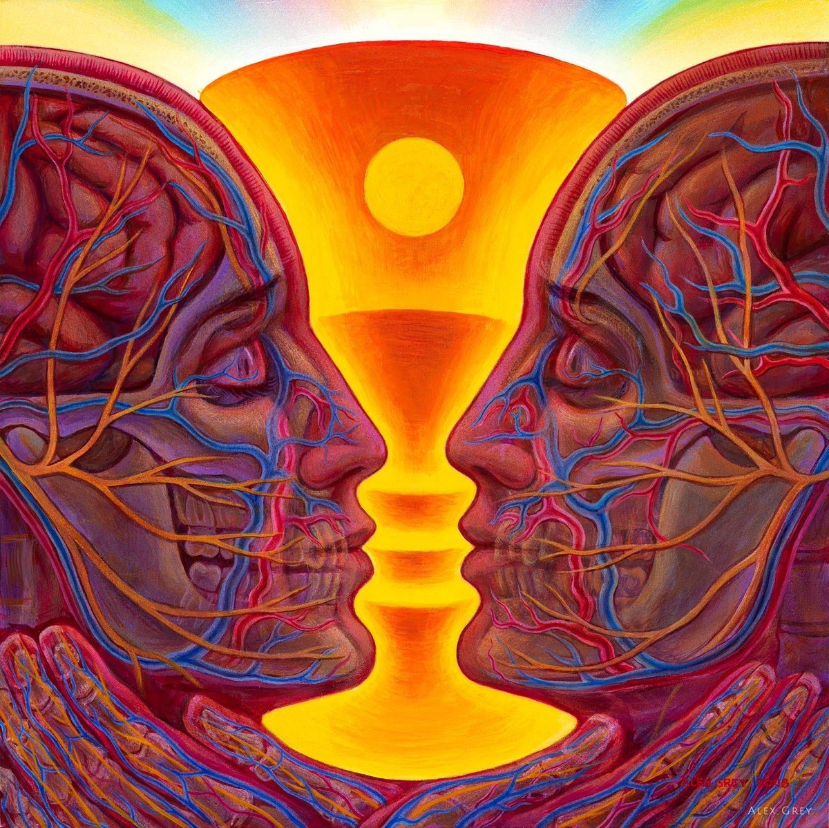 The Holy Grail appears in our openness with the beloved