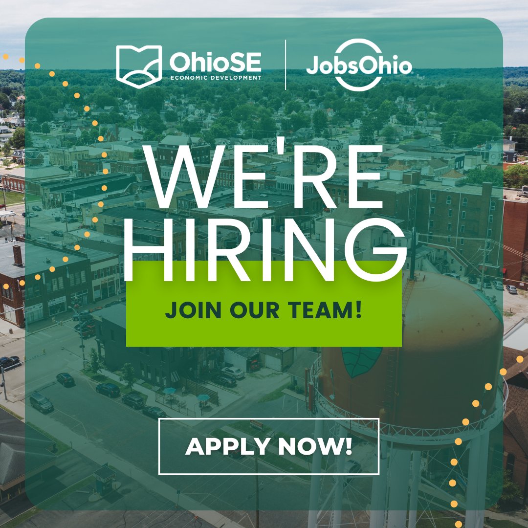 📣 We are hiring! <a href="/Ohio_SE/">OhioSE</a> is seeking a President and Chief Executive Officer to lead its organization. Learn more about this opportunity and download the full job description at: ohiose.com/jobs/