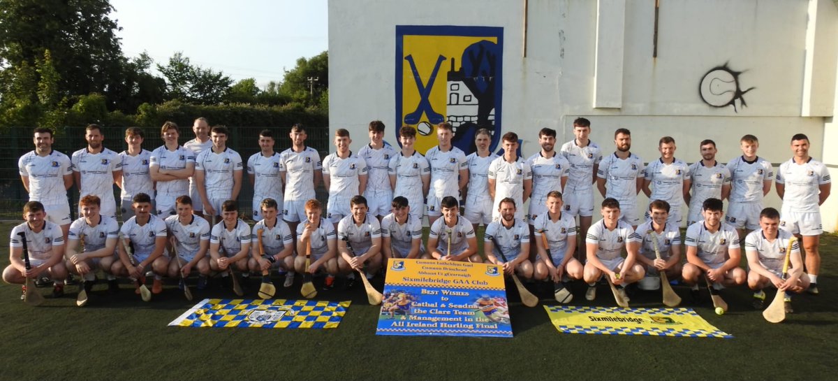 SMBGAA's tweet image. Very best of luck @GaaClare Senior Hurlers in the All Irelamd Final this Sunday and to our own teammates Cathal &amp;amp; Seadna from the Bridge Senior and Intermediate panels.