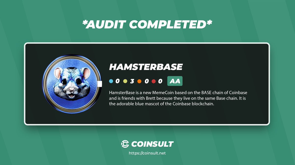 Coinsult - Audits & Development tweet media
