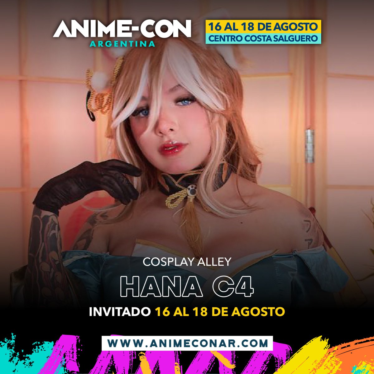 aniconoficial's tweet photo. ¡Vení a conocerlos durante los días 16, 17 y 18 de Agosto en el Centro Costa Salguero!🌟
#AnimeConAr #CosplayAlley #Cosplay #anime #manga #cosplay #cosplayargentina #cosplaylife #cosplaycommunity #cosplaylove #cosplaygirl #cosplayguys https://t.co/webN0ZuWQL