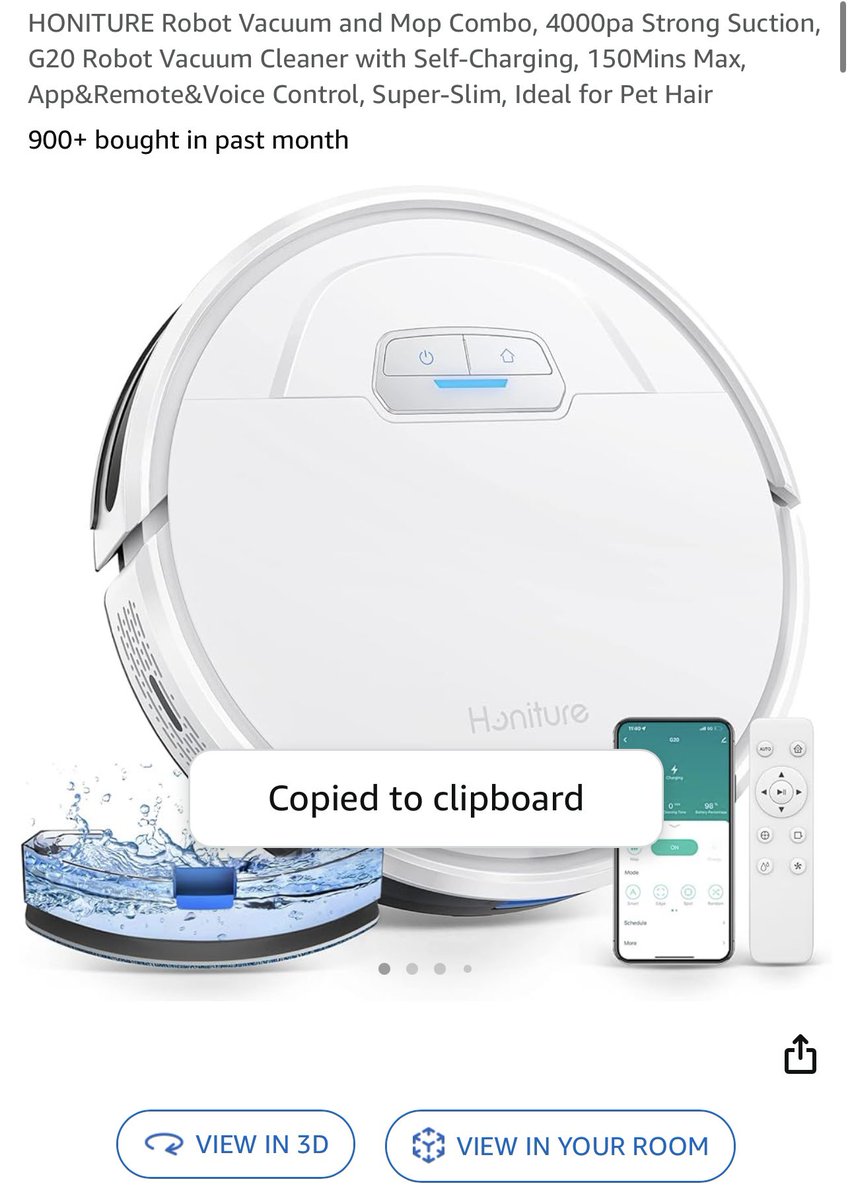 If you hate vacuuming and moping 
(Side note- anyone else remember when these were $1000+)

amzn.to/4bKUclJ