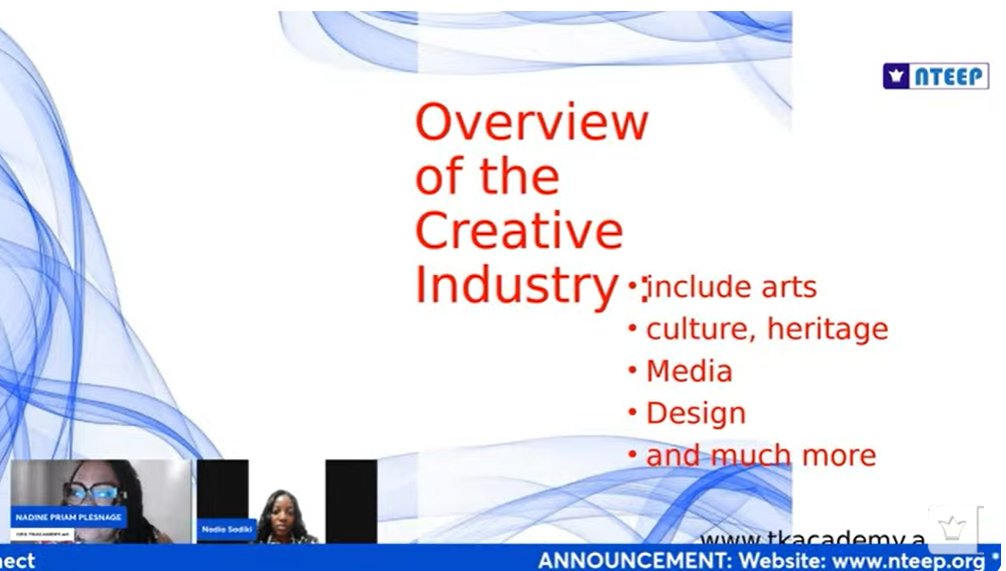 nteepconnect's tweet photo. Thank you for your insightful and engaging presentation today; it was truly enlightening and greatly appreciated.
Connect with Mrs. Nadine on LinkedIn: Nadine PRIAM-PLESNAGE
Missed the session? Watch it on YouTube: https://t.co/cJsIsQeKny

#NTEEP
#businesstraining https://t.co/0Z2eWxNsa0