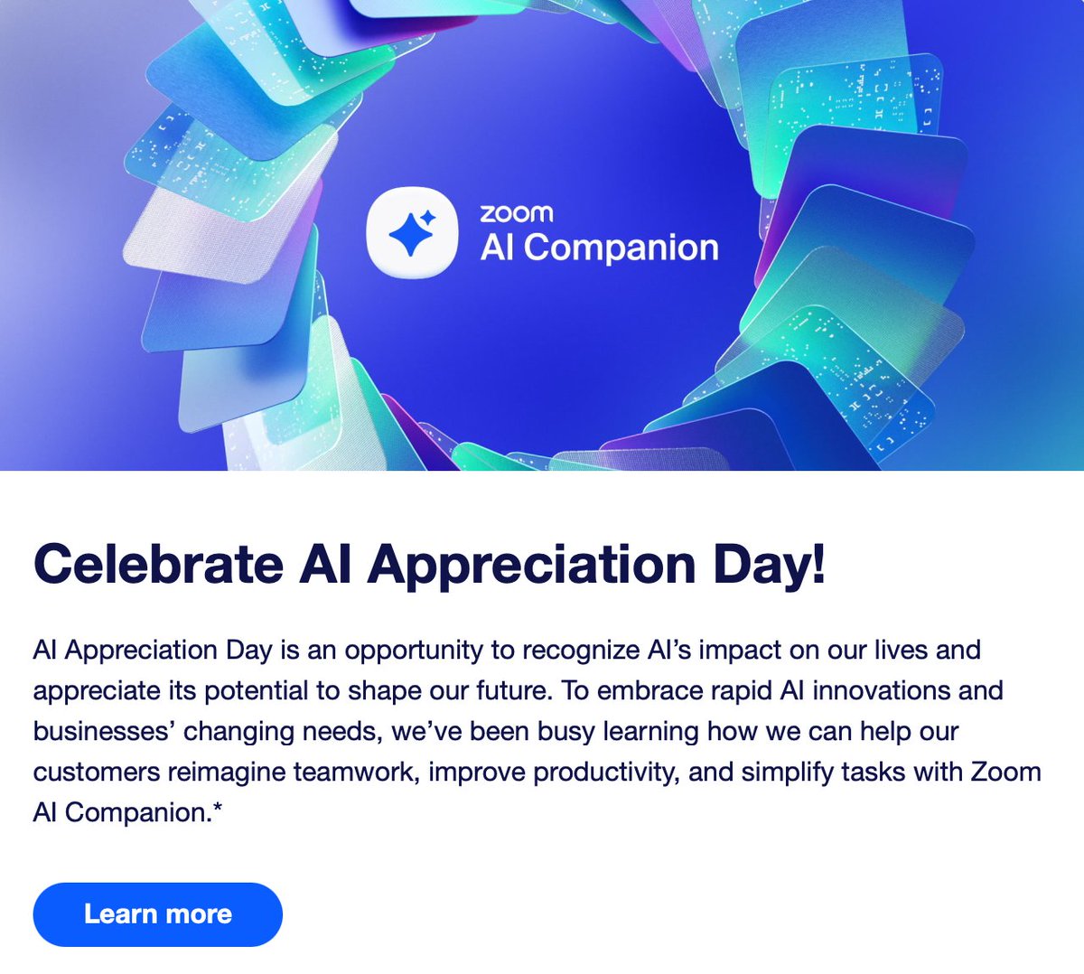 pdurginbruce's tweet photo. Ooh, look. The AI bots are one-upping Hallmark and generating their own back-patting holidays now. AGI, here we come! https://t.co/tObyYZnOWh