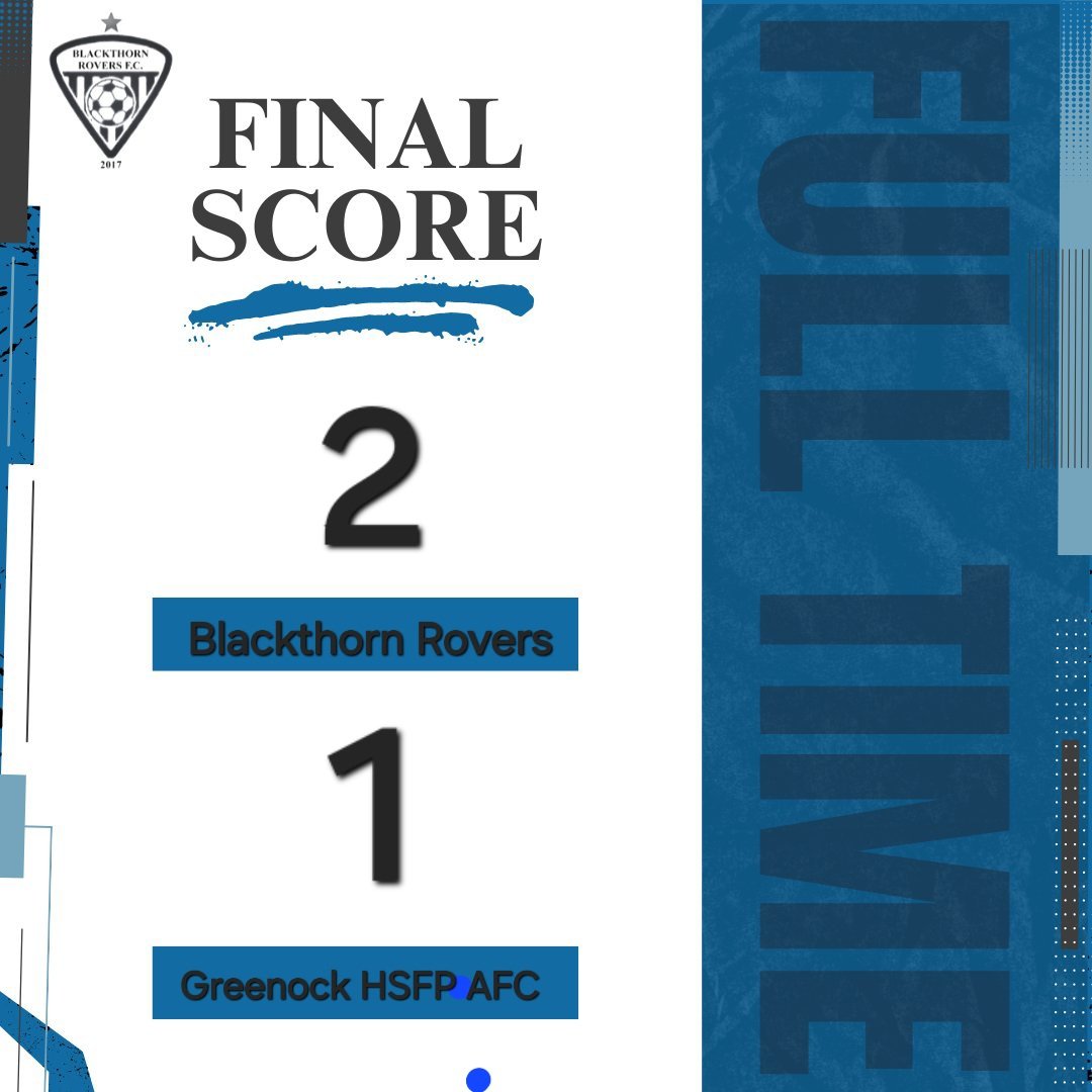 Blackthorn Rovers (@blackthornrove1) on Twitter photo Great run out tonight against a really good <a href="/ghsfp/">Greenock HSFP AFC</a> side. More minutes in the tank as the boys get some sharpness back.
Scorers:
Mansfield ⚽️
<a href="/AdamHoulihan/">Adam Houlihan</a> ⚽️
MOTM - Jack Johnson
All the best to the high school boys this season Great run out tonight against a really good <a href="/ghsfp/">Greenock HSFP AFC</a> side. More minutes in the tank as the boys get some sharpness back.
Scorers:
Mansfield ⚽️
<a href="/AdamHoulihan/">Adam Houlihan</a> ⚽️
MOTM - Jack Johnson
All the best to the high school boys this season