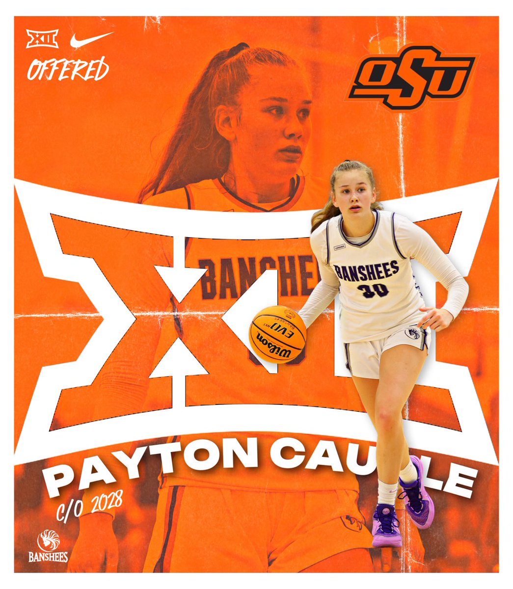 Payton Caudle (@paytoncaudle30) on Twitter photo Grateful to receive an offer from Oklahoma State University!! Thank you <a href="/CoachJacie/">Jacie Hoyt</a> , <a href="/kelbyjones5/">Kelby Jones</a>, & staff for believing in me!! #bansheefam #Jesusisking Grateful to receive an offer from Oklahoma State University!! Thank you <a href="/CoachJacie/">Jacie Hoyt</a> , <a href="/kelbyjones5/">Kelby Jones</a>, & staff for believing in me!! #bansheefam #Jesusisking