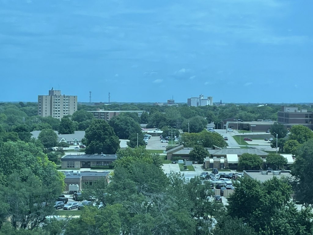 Building_GI's tweet image. This is looking east over Grand Island from the 6th floor of St Francis. There are a few buildings that are clearly visible, but can you name the 5 tallest buildings in Grand Island?

I’ll help, here are two of those: 
St Francis Medical Center
Centennial Towers

#grandislandne
