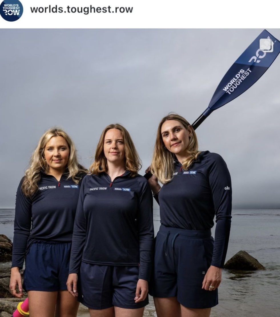 PeeblesHSPhysEd's tweet photo. Inspirational Peebles HS FP Taylor Winyard rows from California to Hawaii with a couple of mates!! Nothing to it! 2800 miles!! Well done all 3 girls ! #thisgirlcan 
38 days at sea! 🥇 ⁦@stobocastle⁩ ⁦@PeeblesHigh⁩ https://t.co/Dz9px4Vden
