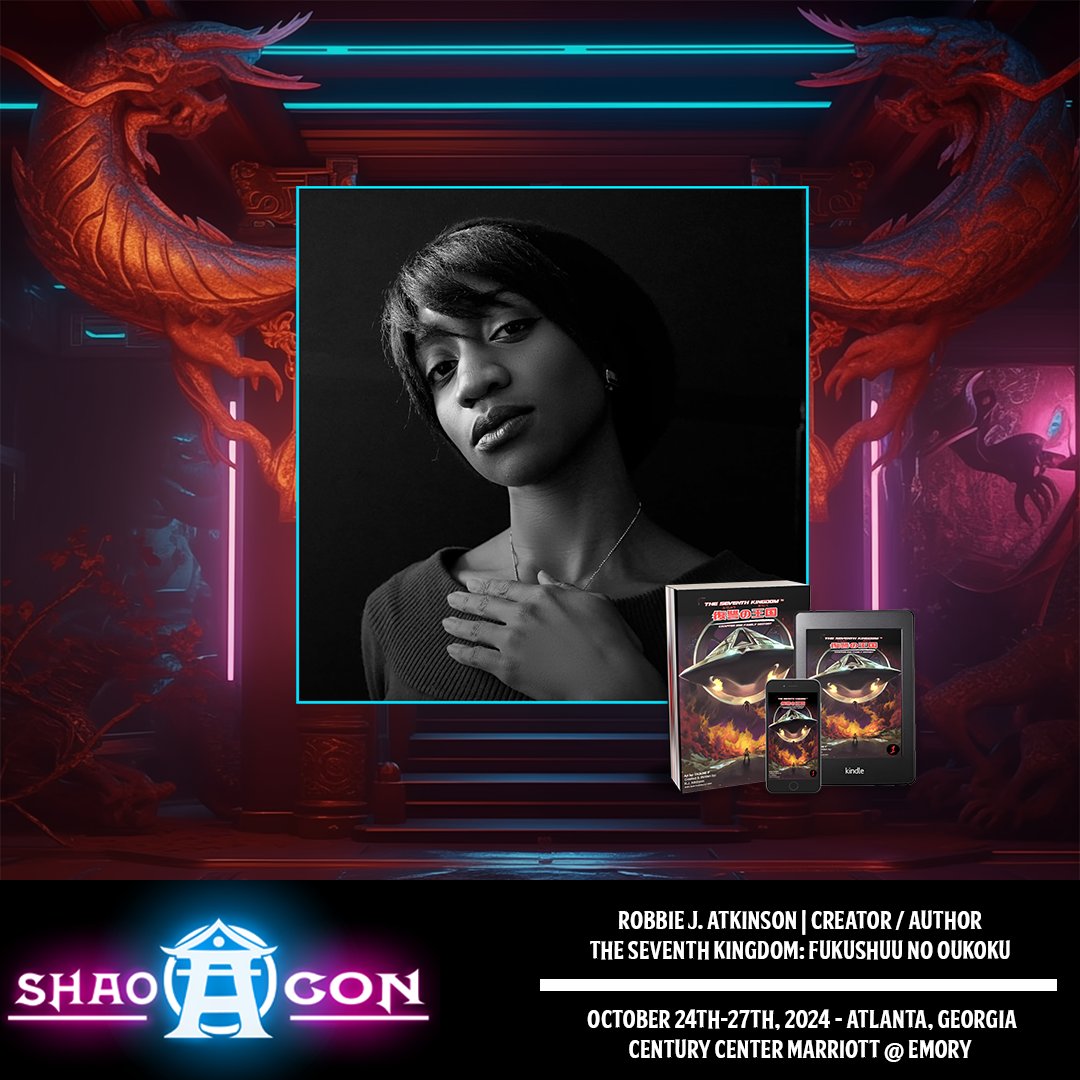 shaoconatl's tweet photo. Manga lovers UNITE! Robbie J. Atkinson has joined the Champion roster at #ShaoCon! https://t.co/HXhBmEMC8K
