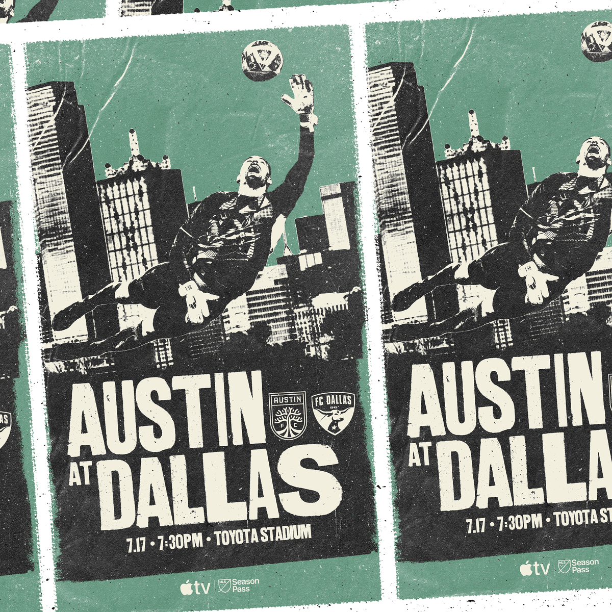 AustinFC's tweet photo. ¡Hoy luchamos por todo Austin! Vamos #VERDE!
#DALvATX | #MLSSeasonPass on Apple TV | 7:30PM CT