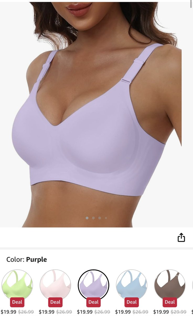This is the softest bra ever and the most comfortable to wear! I have the  purple and getting more colors! 

amzn.to/4eYU7hr