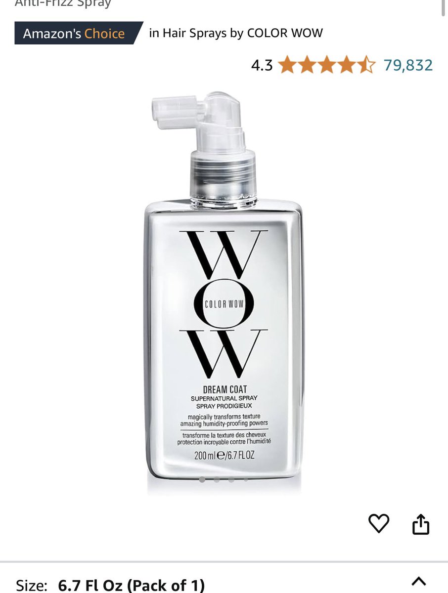 This is one of my must have hair care products - it defrosted, it enhances shine and health! All the things!
I have one , a back up and a travel size at all
Times!

amazon.com/dp/B073CWSQ51/…