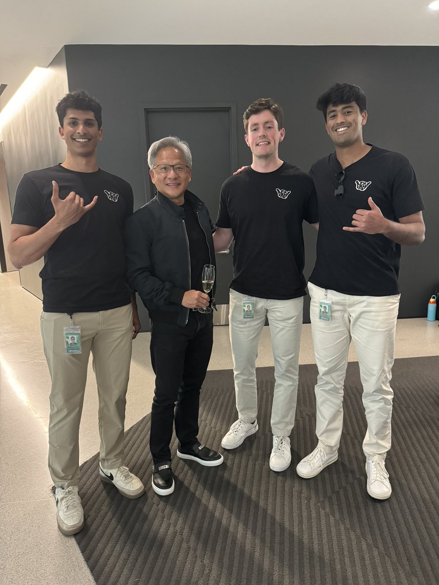 Anish (@athreesh) on Twitter photo <a href="/brevdev/">brev.dev</a> just got acquired by NVIDIA
If you've been following along the journey:
> started Agora Labs (acq. Brev.dev) with my best friends, <a href="/0xishand/">ishan</a> and <a href="/tmonty_12/">Thomas Montfort</a>
> merged forces with Brev.dev to join <a href="/NaderLikeLadder/">Nader Khalil🍊</a> and the rest of the team in <a href="/brevdev/">brev.dev</a> just got acquired by NVIDIA
If you've been following along the journey:
> started Agora Labs (acq. Brev.dev) with my best friends, <a href="/0xishand/">ishan</a> and <a href="/tmonty_12/">Thomas Montfort</a>
> merged forces with Brev.dev to join <a href="/NaderLikeLadder/">Nader Khalil🍊</a> and the rest of the team in