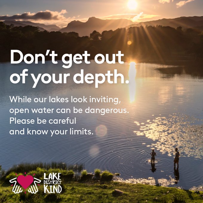 LakesRangers's tweet photo. Please help us pass on our Weekly Water Safety Advice &amp; Tips‼️

We can't reach everyone through social media, so please share our tips with friends, family &amp; colleagues. 

#WaterSafety @lakedistrictnpa https://t.co/slg53bER7F