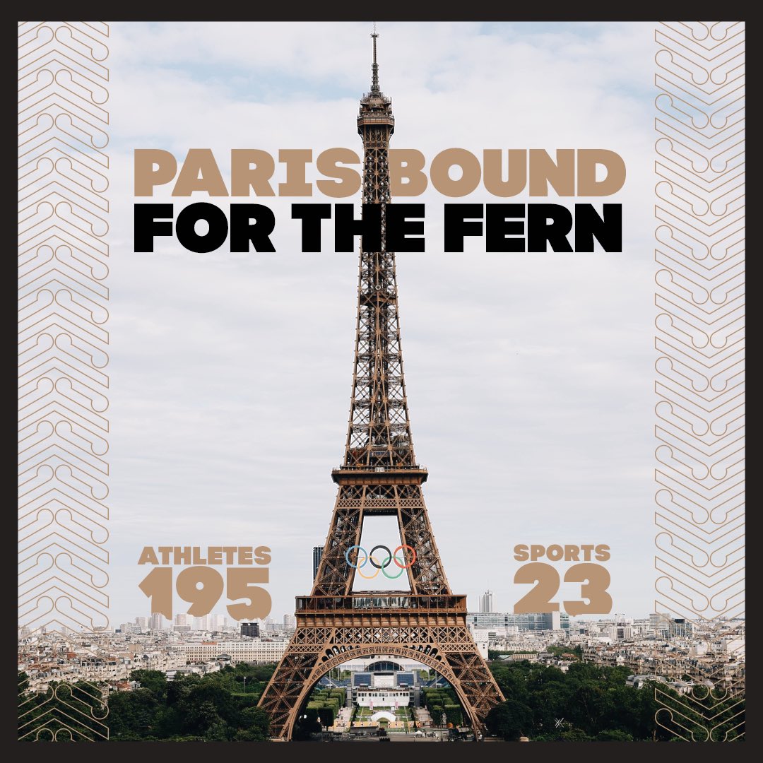 Our team is locked in 🔒

195 athletes are set to represent New Zealand across 23 sports in Paris 🌿

The countdown is on!…

#WeAreTheNZTeam #KoTātouTeKapaOAotearoa