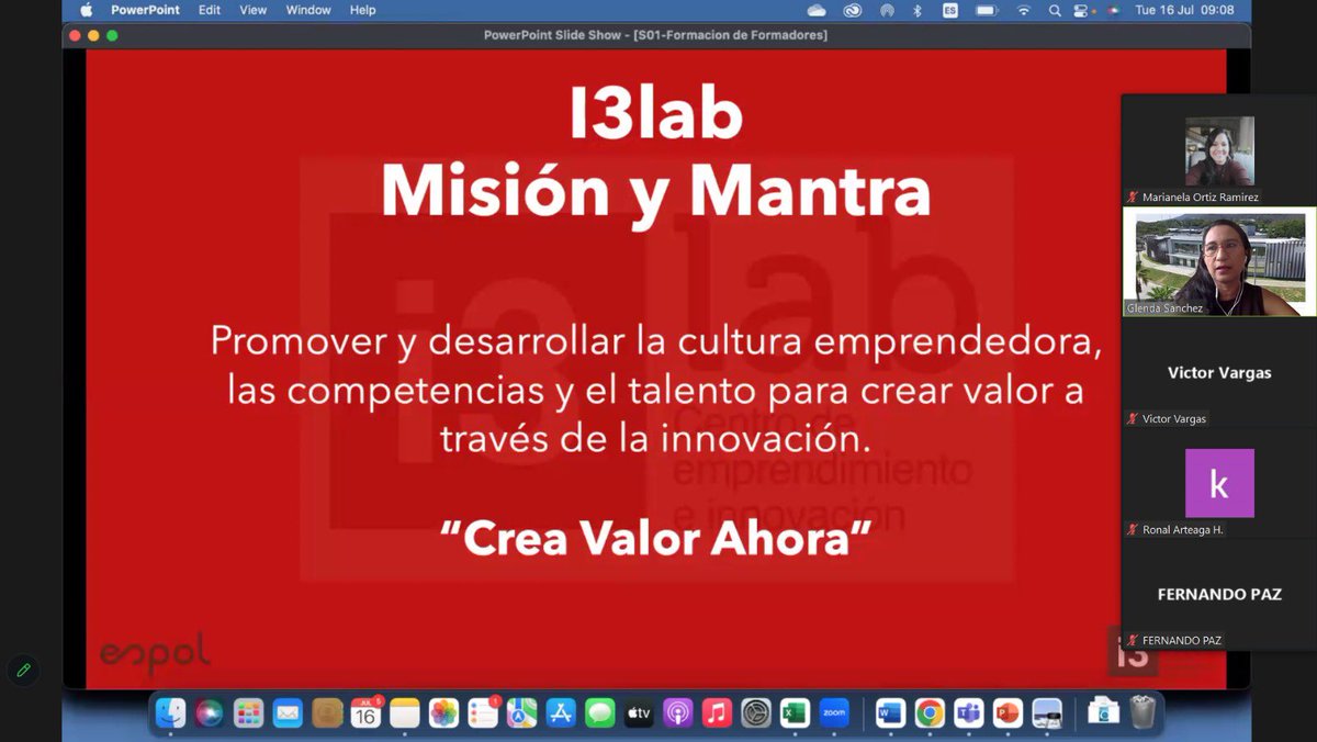 i3labespol's tweet image. Hoy inició el Programa &quot;Formación de Creadores de Valor&quot;, dirigido a profesores de @ITMinstitucion, @UAJMS y @lauagrm, socios del @ProjectTetris. Contamos con la participación de Glenda Sánchez, profesora en #i3lab como facilitadora.
#ErasmusPlus #TetrisProject #CreaValorAhora