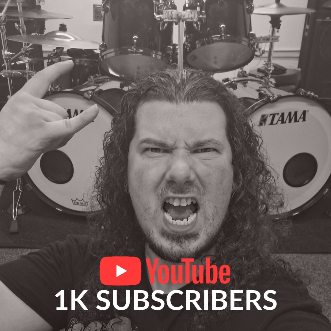 Cheers for the 1k subscribers! 

Not subscribed yet? Subscribe to my channel here:
youtube.com/@cwdrummeruk?s…

#1kcreator #YouTube #1ksubscribers #youtubechannel #chriswilliams #cwdrummeruk