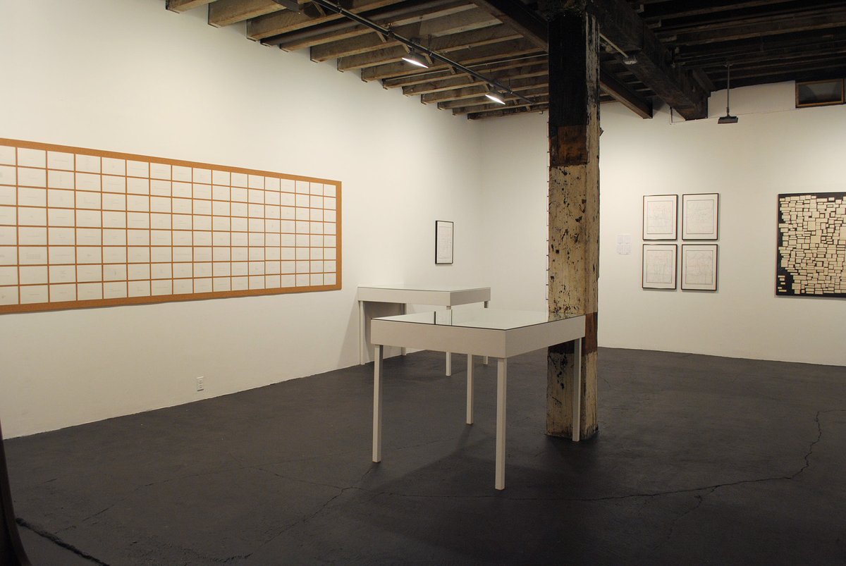 maikapollack's tweet photo. just found pics of a show I organized in 2013 with Jay Sanders on the poet Robert Grenier, "Language Objects: Letters in Space, 1970 - 2013" https://t.co/zRkOlLSQPs https://t.co/w6iIOBr4n2