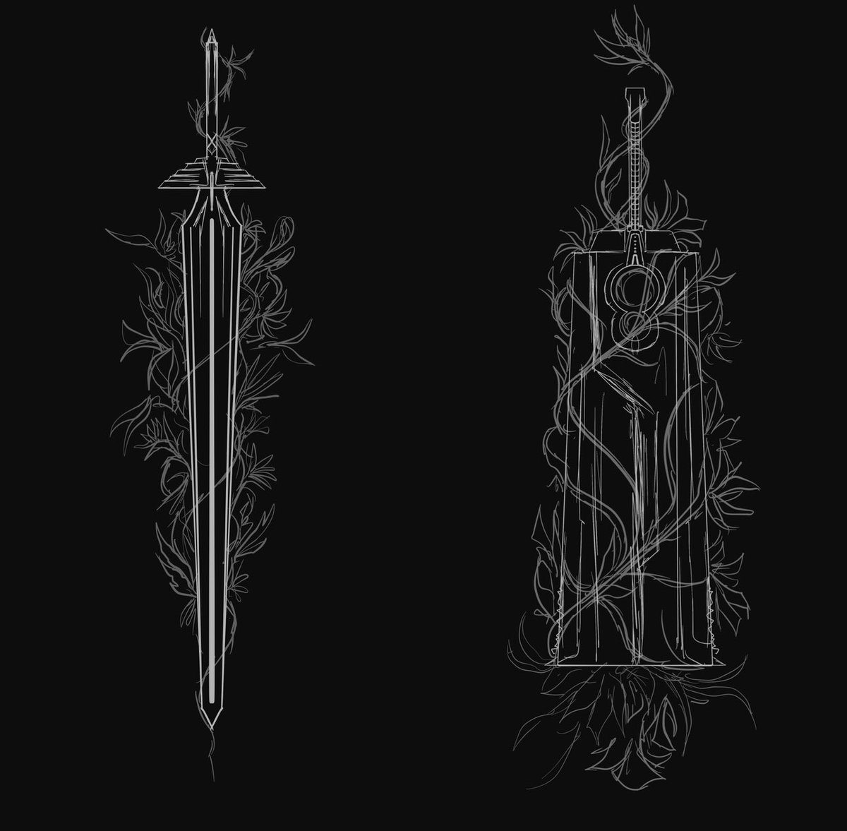 Azlaar's tweet photo. Floral Blades

Sketching new Tattoo designs for a client, Destiny 2 based commission. https://t.co/GEYzEHYSAe
