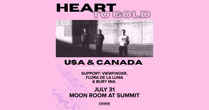JULY 31 <a href="/SummitDen/">Summit Music Hall</a> in support of Heart To Gold. Tickets in IG bio #burymia