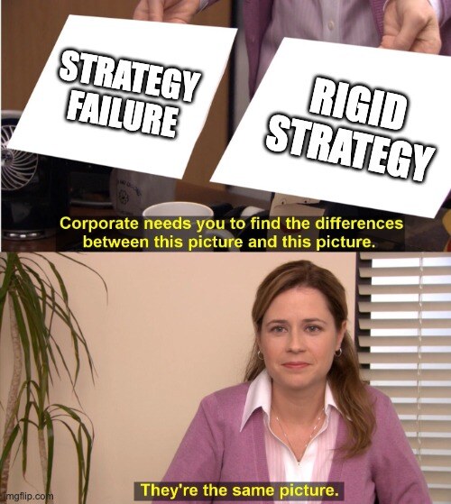quantive_inc's tweet image. A quick game of spot the difference, anyone? 😬

#StrategyFailure #BusinessStrategy #StrategicAdaptability