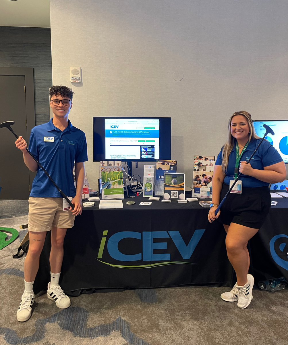 iCEVonline's tweet photo. Talk about a hole in one β³οΈ Team iCEV is at #FACTE!!
Weβve had a great time connecting with and learning from amazing Florida #CTE educators and administrators this week. #CareerTechEd https://t.co/a2422G4KDd