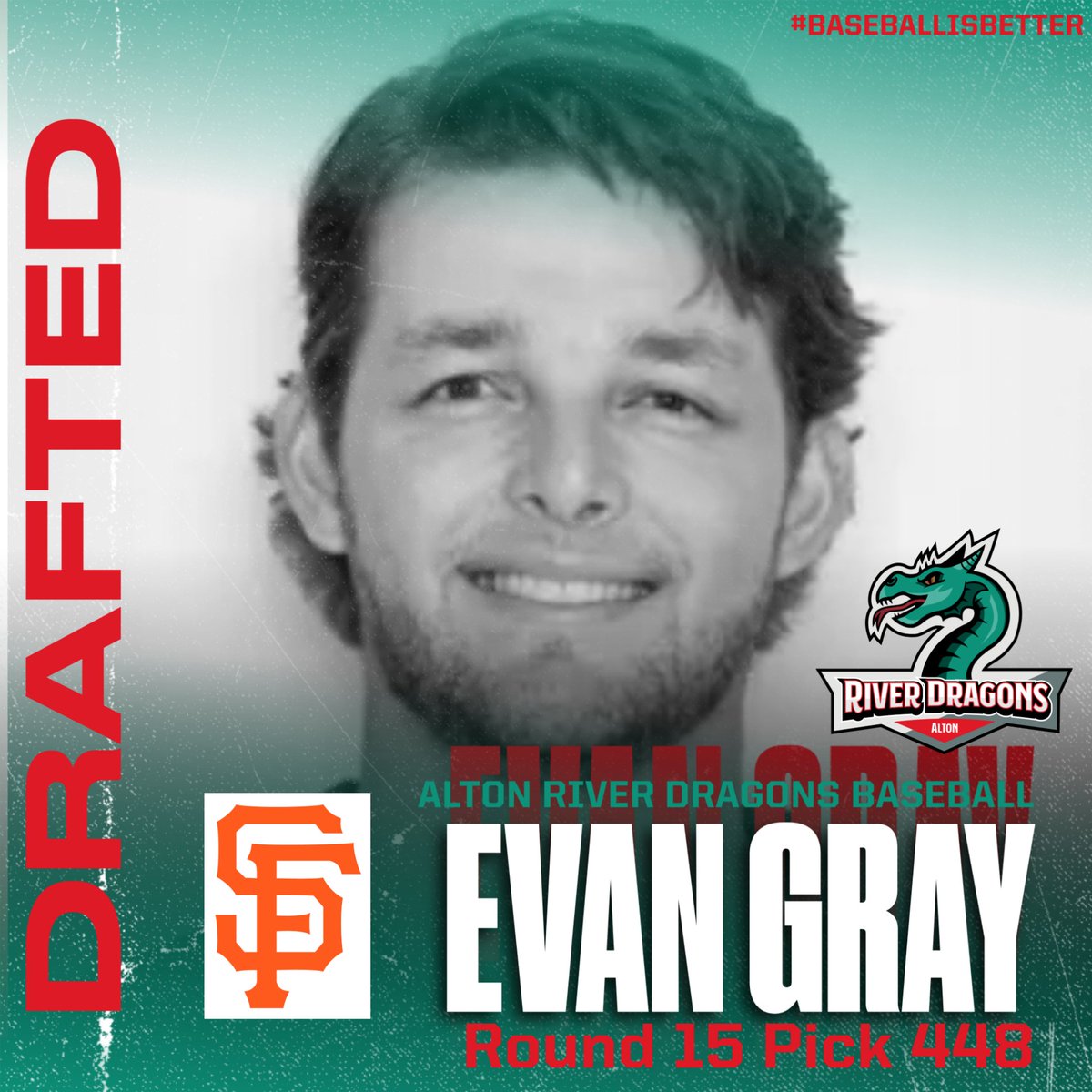 PLRiverDragons's tweet photo. 🚨 Huge Congrats to Evan Gray! 🚨 Our very own 2023 Alton River Dragon has been selected in the MLB Draft, making history as the first River Dragon to achieve this honor. Your hard work and dedication have paid off, Evan. We're incredibly proud of you! 🐉⚾️ https://t.co/ANprHrLjyu