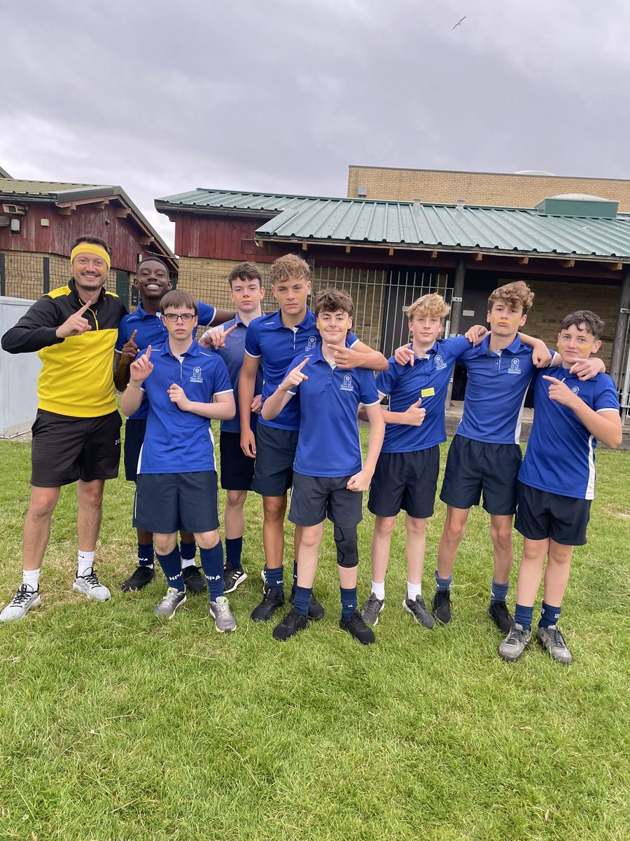 HPA_Mando's tweet photo. Another outstanding sports day for Mando! Have we done enough? Thank you to our amazing @HansPricePE staff for running, yet again, another brilliant sports day!! #LetsGoMando 🦁🟡 https://t.co/oPCKXtxXbM