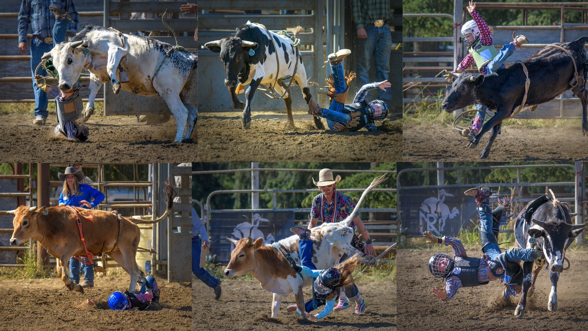 chingsemb's tweet image. Here are some of the toughest cowboys and cowgirls, this is the peewee division (6-8 yr olds) and this is just a sample.