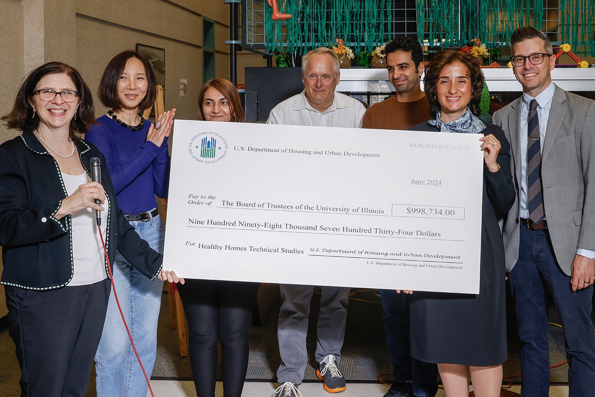 K_Mohammadian's tweet photo. Dr. Aslihan Karatas, awarded nearly $1 million from @officialHUDgov for the project titled Advancing Urban Resilience: The Mold Map Development for Predictive Risk Assessment. #Chicago #UIC #Engineering #research @UICEngineering 
https://t.co/EokZcRP2hN https://t.co/l3qqgnGyLH