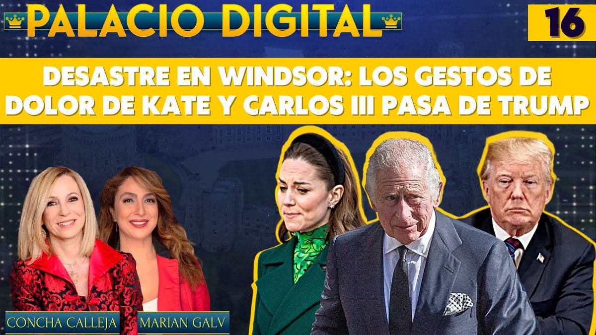 DESASTRE EN WINDSOR: Los gestos de dolor de Kate y Carlos III pasa de Trump
youtu.be/-feaBnO0b2A