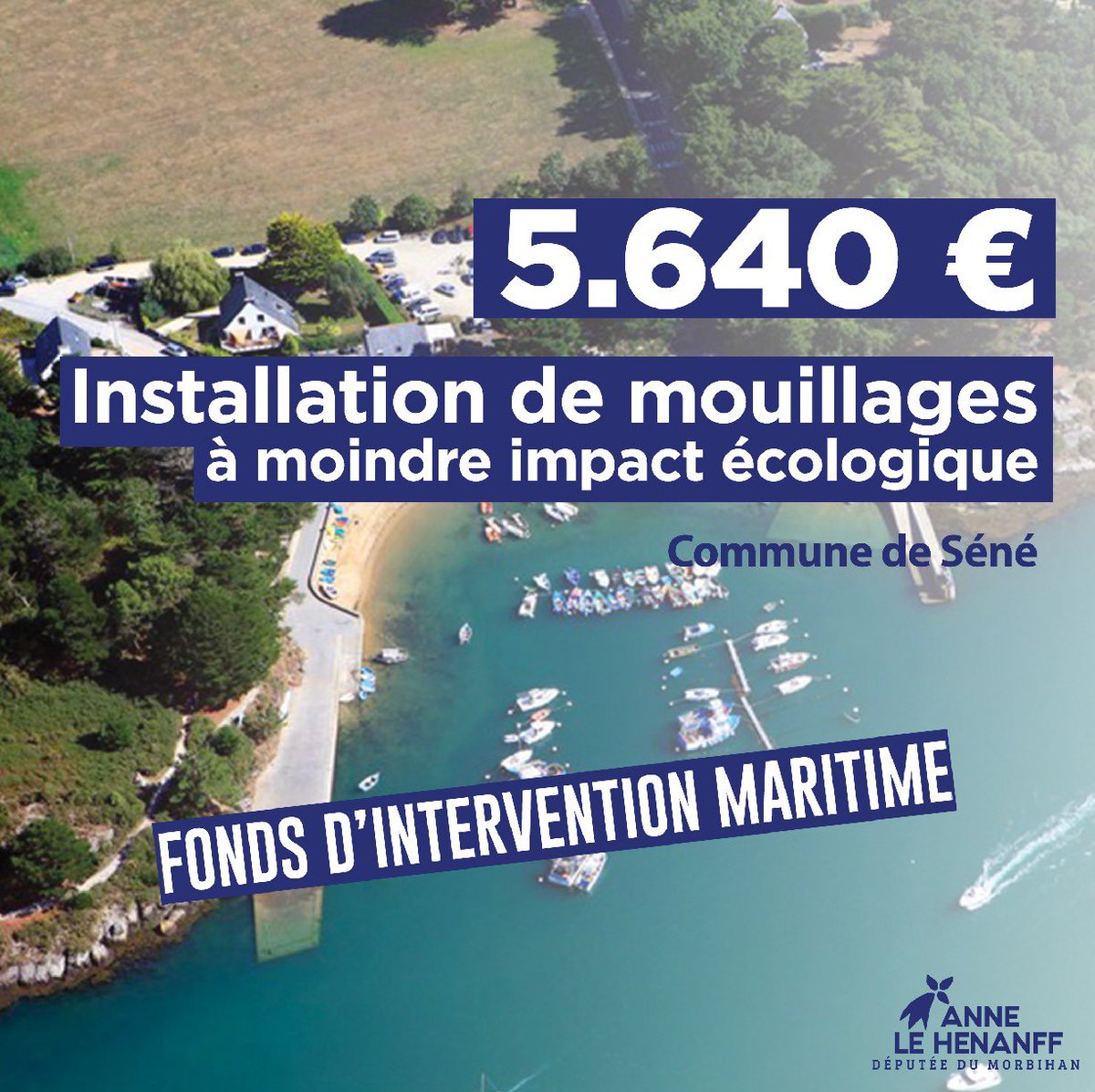 Le Fond d’Intervention Maritime annonce les projets qu’il finance en 2024 .

2 financements concernent notre circonscription : 1 à #Vannes et 1 à #Séné 

Merci et bravo aux bénéficiaires , dont la commune de Séné 
#patrimoine #littoral 

<a href="/Ecologie_Gouv/">Ministères Territoires Écologie</a> <a href="/HerveBerville/">Hervé Berville</a>