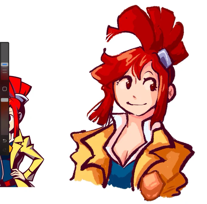 warm up from earlier... sorry ghost trick nation ive still only played the demo but her design is so swagful